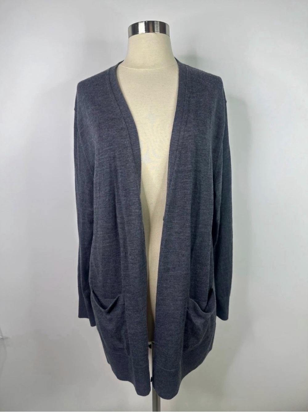 Banana Republic 100% Merino Wool Women’s Open-Front Cardigan Sweater